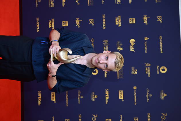 Felix Lobrecht at the 32nd Golden Hen Awards ceremony in 2026 at the Leipzig Trade Fair, Leipzig, September 4, 2026 Copyright: xMatthiasxWehnertx
