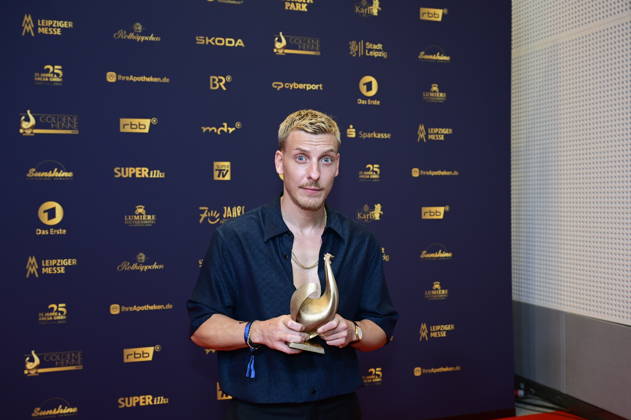 Felix Lobrecht at the 32nd Golden Hen Awards Ceremony in 2026 at the Leipzig Trade Fair, September 4, 2026 Copyright: xMatthiasxWehnertx
