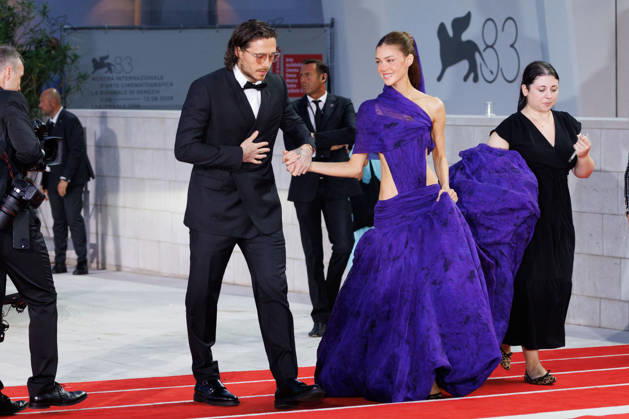 News - Kineo Award Red Carpet - The 83rd Venice International Film Festival VENICE, ITALY - SEPTEMBER 05: Brooklyn Beckam and Nicola Peltz Beckam attendthe Kineo Award Red Carpet during the 83rd Venice International Film Festival at Sala Grande on September 05, 2026 in Venice, Italy. Photo: Cinzia Camela. Lido di Venezia Palazzo del Cinema Italy Copyright: xCinziaxCamelax xLiveMediax LPN_2648281
