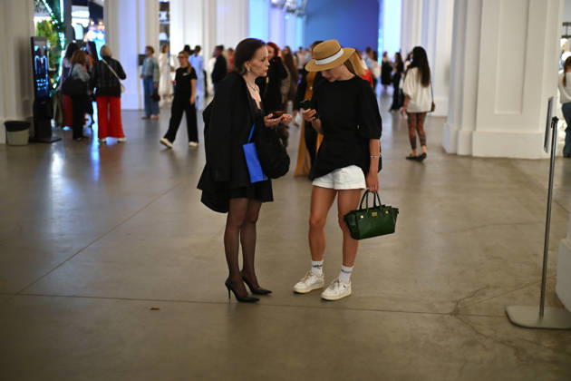 Guests attend Ukrainian Fashion Week SS27 at the Mystetskyi Arsenal National Cultural, Art and Museum Complex, Kyiv, Ukraine, September 5, 2026. (Photo by Yevhen Kotenko Ukrinform) Guests visit Ukrainian Fashion Week SS27 in Kyiv  Copyright: xYevhenxKotenkox