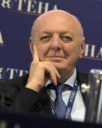 Photo by Mario Romano, IPP Cernobbio, Sept. 6, 2026, Ambrosetti Cernobbio THEA 2026. Pictured: Gilberto Pichetto Fratin, Minister of the Environment and Energy Security, Italy Photo Press World. Copyright Ambrosetti Cernobbio THEA 2026