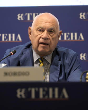 Photo by Mario Romano, IPP Cernobbio, Sept. 6, 2026, Ambrosetti Cernobbio THEA 2026. Pictured: Carlo Nordio, Minister of Justice, Italy Photo Press World. Copyright Ambrosetti Cernobbio THEA 2026
