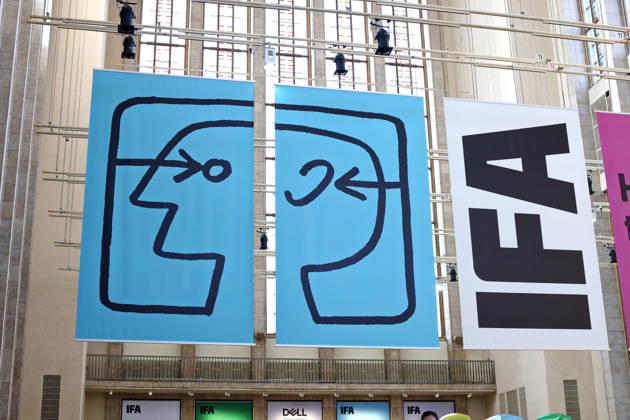 IFA, Impressions from the Technology Fair, Berlin, September 5, 2026 The old IFA logo from Funk Otto Impressions from IFA 2026, Messedamm, Berlin, September 5, 26 Berlin Exhibition Grounds Berlin, Germany Copyright: xHolgerxMuchx