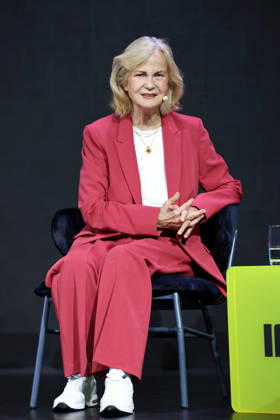 IFA, Impressions from the Technology Fair, Berlin, September 5, 2026 Heikedine Körting, radio drama producer for EUROPA’s *Die Drei*, TKKG, etc., radio drama narrator and attorney Known as the Queen of Radio Dramas Die Drei – A Shift in Imagination Radio Drama Production Between Tape and AI, IFA 2026 Innovation Stage, Berlin, September 5, 2026, Berlin Exhibiti Copyright: xHolgerxMuchx