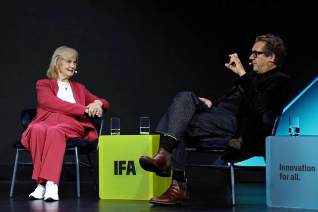IFA, Impressions from the Technology Fair, Berlin, September 5, 2026 Heikedine Körting, radio drama producer for EUROPA’s *Die drei*, *TKKG*, etc., radio drama narrator, and attorney—known Copyright: xHolgerxMuchx