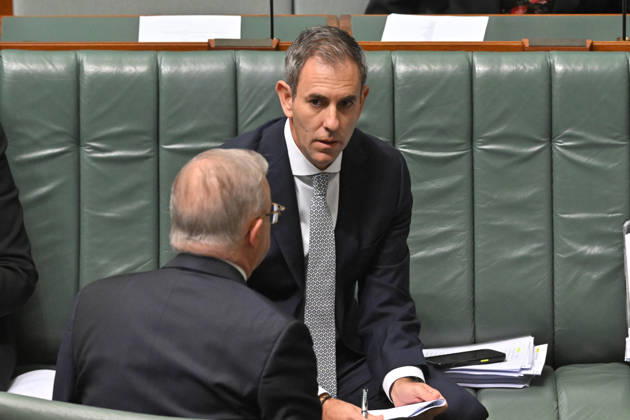 QUESTION TIME, Treasurer Jim Chalmers and Prime Minister Anthony Albanese before Question Time in the House of Representatives at Parliament House in Canberra, Monday, September 7, 2026. ( NO ARCHIVING CANBERRA AUSTRALIAN CAPITAL TERRITORY AUSTRALIA  Copyright: xMICKxTSIKASx 20260907197971953149