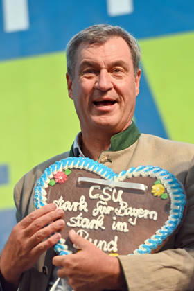 Markus SOEDER, Minister-President of Bavaria and CSU Chairman, single image, cropped shot, half-length portrait, Political Gillamoos on September 7, 2026, in Abensberg,