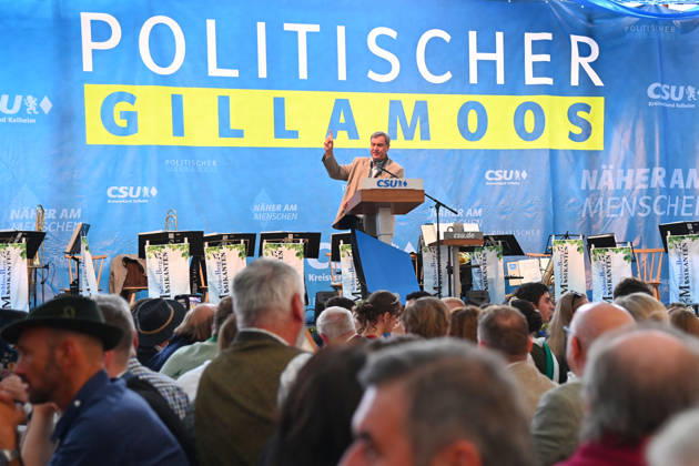 Speech by Markus SOEDER, Minister-President of Bavaria and CSU Chairman, at the Politischer Gillamoos event on September 7, 2026, in Abensberg,
