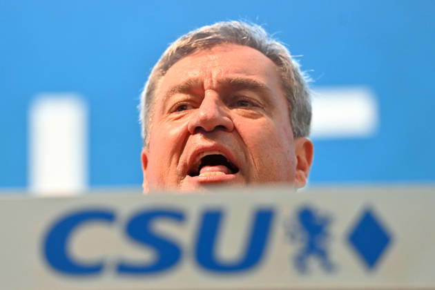 Speech by Markus SOEDER, Minister-President of Bavaria and CSU Chairman; single image, cropped single shot, portrait, Political Gillamoos on September 7, 2026, in Abensberg,