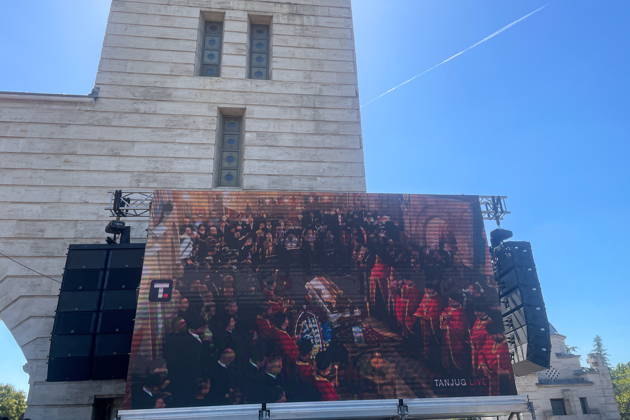 SERBIA, BELGRADE - SEPTEMBER 7, 2026: A funeral service for General Ratko Mladic (1942-2026), commander of the Army of Republika Srpska in the Bosnian War, broadcasts live from the Church of St Luke the Holy Apostle and Evangelist. Mladic passed away in The Hague on August 27 after 15 years of his life sentence. Ivan Popov TASS  97282962