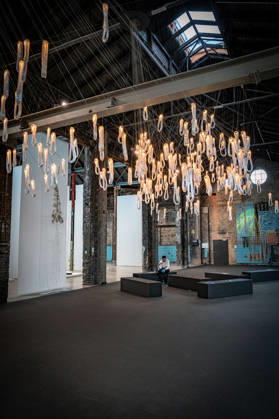 Berlin Reinickendorf Wilhelm Hallen Wilhelmhallen on Kopenhagener Straße, a listed former industrial site, emerging hub of the creative industries Art Festival Hallen 07 Berlin Art Week 2026 July 9, 2026 Berlin