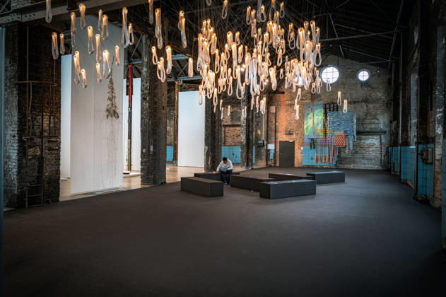 Berlin Reinickendorf Wilhelm Hallen Wilhelmhallen on Kopenhagener Straße, a listed former industrial site, emerging hub of the creative industries Art Festival Hallen 07 Berlin Art Week 2026 July 9, 2026 Berlin