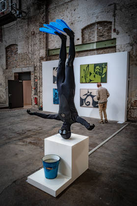 Berlin Reinickendorf Wilhelm Hallen Wilhelmhallen on Kopenhagener Straße, a historic former industrial site, a newly emerging hub for the creative industries Art Festival Hallen 07 Berlin Art Week 2026 July 9, 2026 Berlin