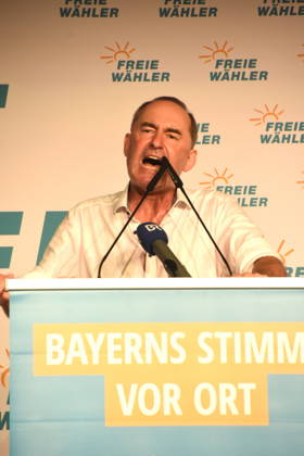Hubert Aiwanger, State and Federal Chair of the FREIE WÄHLER, Abendsberg, September 7, 2026 Political morning beer gathering at the Gillamoos; Freie Wähler at the Weissbierstadl. Photo: Abendsberg