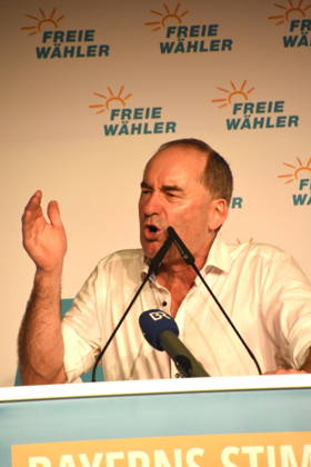 Hubert Aiwanger, State and Federal Chair of the FREIE WÄHLER, Abendsberg, September 7, 2026 Political morning beer gathering at the Gillamoos; Freie Wähler at the Weissbierstadl. Photo: Abendsberg