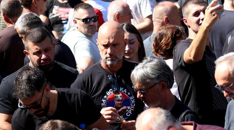 07.09.2026 Beograd Belgrade(Serbia) Politics Army war Life men s football Funeral of Ratko Mladic ex general Republic of Srpska army during Bosnian war 1992-1995. Leo Lerinc(C) sa svecom with candle ex player of Vojvodina,Crvena Zvezda,Ciudad Murcia,St.Gallen,Dinamo Bucuresti