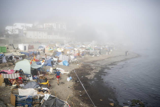 Settlements Continue on El Trampolín Beach Settlements on El Trampolín Beach, as of September 7, 2026, in Ceuta, Spain. Despite having been cleared, the camp on El Trampolín Beach resembles a makeshift city and remains occupied by people who continue to arrive in Ceuta. SEPTEMBER 7, 2026 Ceuta, Spain  Copyright: xMarcosxMorenox 7756329
