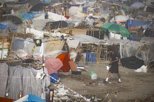 Settlements Continue on El Trampolín Beach Settlements on El Trampolín Beach, as of September 7, 2026, in Ceuta, Spain. Despite having been evicted, the camp on El Trampolín Beach resembles a makeshift city and remains occupied by people who continue to arrive in Ceuta. SEPTEMBER 7, 2026 Ceuta, Spain  Copyright: xMarcosxMorenox 7756371