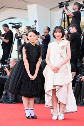 September 7, 2026, Venice, Rome, Italy: Furi Nanase and Rokka Okada on the red carpet for the film Look Back at the 83rd Venice International Film Festival, Venice, September 7, 2026 Venice Italy  - ZUMAa289 20260907_zia_a289_255 Copyright: xMariaxLauraxAntonellix xAgfx