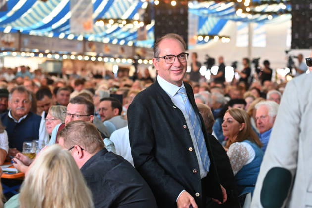 Alexander DOBRINDT, Federal Minister of the Interior, at the Politischer Gillamoos event on September 7, 2026, in Abensberg,