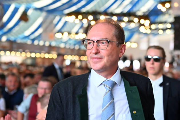 Alexander DOBRINDT, Federal Minister of the Interior, single image, cropped single subject, portrait, Political Gillamoos on September 7, 2026, in Abensberg,