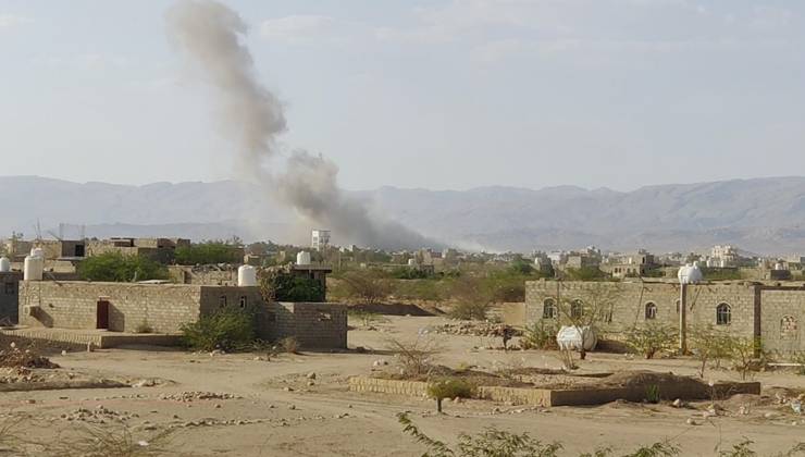 (260907) -- AL-JAWF, Sept. 7, 2026 -- A video screenshot shows smoke rising from a prison after an airstrike in Al-Jawf Province, Yemen, Sept. 7, 2026. An airstrike hit a prison in Houthi-controlled Al-Jawf province in northern Yemen on Monday, causing casualties, Houthi-run al-Masirah TV reported, attributing the strike to the Saudi-led coalition. ( Handout via Xinhua) YEMEN-AL-JAWF PROVINCE-AIRSTRIKE-PRISON HouthixMediaxCenter 