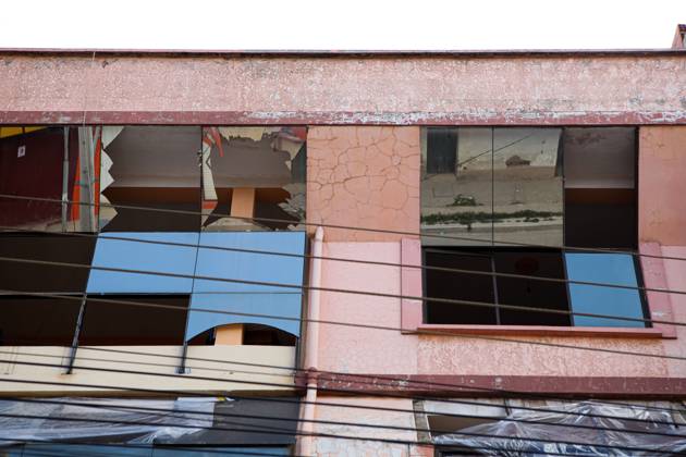 September 7, 2026, Vincha, Bolivia: VIACHA, BOLIVIA Ã¢â‚¬? SEPTEMBER 7, 2026: Damage is seen to homes near the RAM-2 Ã¢â‚¬oeBoloÂ­varÃ¢â‚¬Â? Mechanized Artillery Regiment, three days after explosions at the military installation in Viacha, near La Paz. The blast wave shattered windows and damaged walls and roofs in surrounding residential areas as rescue teams continued searching the site for missing people. Vincha Bolivia - ZUMAq101 20260907_zna_q101_191 Copyright: xAbadxMirandax