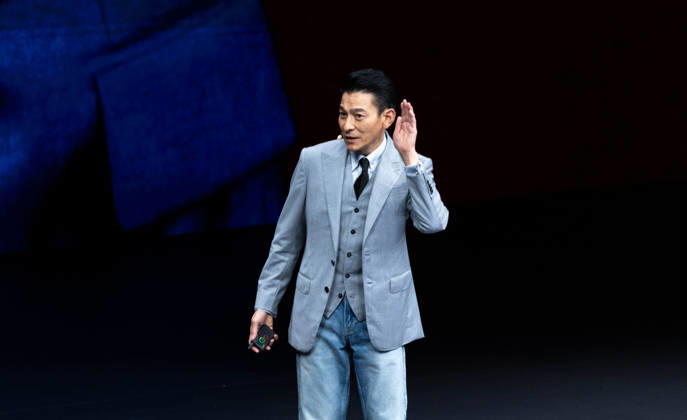 GUANGZHOU, CHINA - SEPTEMBER 07: Andy Lau, brand ambassador for Ultimate Design, speaks at the launch event for the Huawei tri-fold Mate XT 2 on September 7, 2026 in Guangzhou, Guangdong Province of China. Huawei released the new smartphone featuring a next-generation chip with a 42 percent performance improvement.  Copyright: xVCGx 111664712407