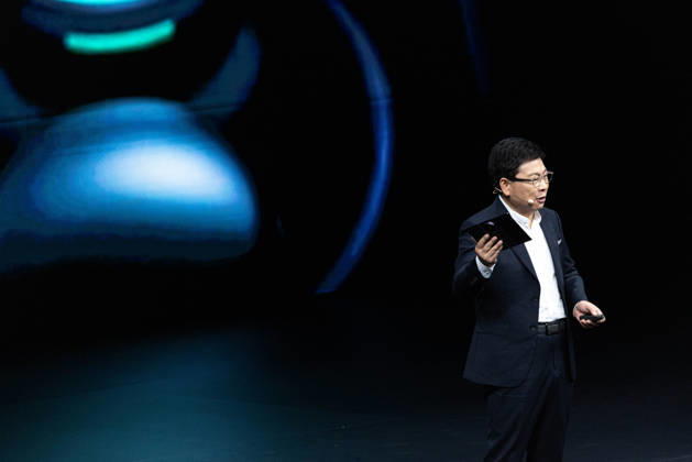 GUANGZHOU, CHINA - SEPTEMBER 07: Huawei unveils the tri-fold Mate XT 2 Ultimate Design smartphone featuring the Kirin 9050 Pro chip on September 7, 2026 in Guangzhou, Guangdong Province of China.  Copyright: xVCGx 111664711311