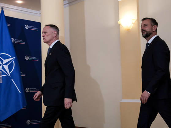 September 7, 2026, Kielce, Poland: Deputy Prime Minister and Minister of Defence of Poland Wladyslaw Kosiniak-Kamysz (R) and Minister of Foreign Affairs of Canada David McGuinty (L) arrive for a meeting. The politicians signed Memorandum of Understanding of bilateral defence cooperation between Canada and Poland. Kielce Poland - ZUMAs197 20260907_aaa_s197_424 Copyright: xDominikaxZarzyckax