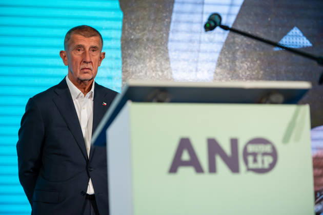 September 7, 2026, Prague, Czech Republic: Andrej Babis, Czech Prime Minister, leader of ANO party and billionaire speaks to the media during the start of the main phase of the campaign for the municipal and senate elections in the Czech republic. Czech municipal and senate elections will take place on the 9th and 10th of October 2026. Prague Czech Republic - ZUMAs197 20260907_aaa_s197_457 Copyright: xTomasxTkacikx