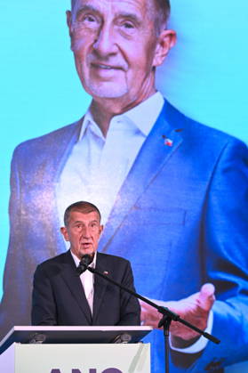 September 7, 2026, Prague, Czech Republic: Andrej Babis, Czech Prime Minister, leader of ANO party and billionaire speaks to the media during the start of the main phase of the campaign for the municipal and senate elections in the Czech republic. Czech municipal and senate elections will take place on the 9th and 10th of October 2026. Prague Czech Republic - ZUMAs197 20260907_aaa_s197_458 Copyright: xTomasxTkacikx