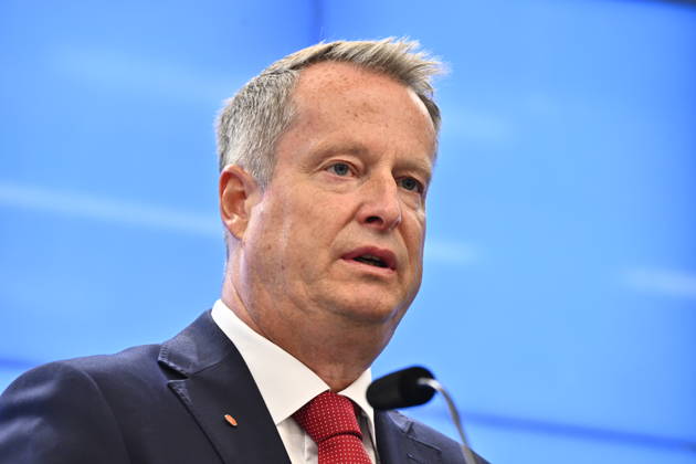 STOCKHOLM, SWEDEN, September 8, 2026 Anders Ygeman of the Social Democratic Party comments on the PISA results at a press conference in STOCKHOLM, SWEDEN x12270x  Copyright: xFredrikxSandberg TTx (S) PRESSTRÄFF PISA 6eS3BiblWWE