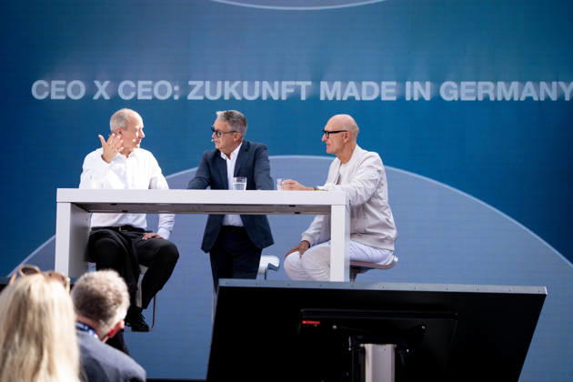 Digital X 2026: Dr. Roland Busch, President and CEO of Siemens, alongside Gabor Steingart, founder and entrepreneur, The Pionee