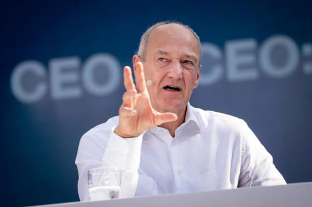 Digital X 2026 Dr. Roland Busch, President and CEO of Siemens, on the Harbour Stage at Digital X 2026. DIGITAL X is Europe’s leading cross-industry digitalization initiative. With the goal of advancing the digital transformation in business, poli