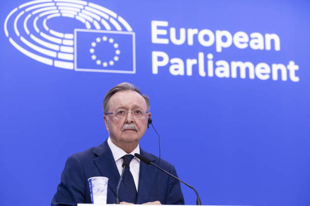 Vivas Addresses the European Parliament The president of Ceuta, Juan José Vivas, holds a press conference at the European Parliament on September 8, 2026, in Brussels, Belgium. The president of Ceuta, Juan Vivas, is in Brussels to call on the European Union for support in the face of the migration crisis. He has requested a permanent deployment of Frontex and emergency funds after meeting with various EU leaders. SEPTEMBER 8, 2026 Nicolas Maeterlinck Spain  Copyright: xNicolasxMaeterlinck Belga Europax 7758020