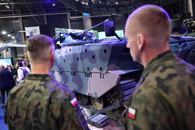 34th International Defence Industry Exhibition in Poland KIELCE, POLAND - SEPTEMBER 8: Polska Grupa Zbrojeniowa stand is seen during the 34th International Defence Industry Exhibition (MSPO) in Kielce, Poland, on September 8, 2026. Jakub Porzycki Anadolu Kielce Poland. Editorial use only. Please get in touch for any other usage.  Copyright: x2026xAnadoluxJakubxPorzyckix