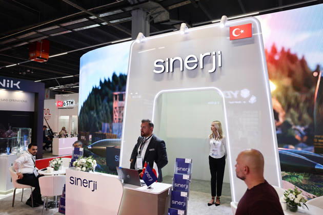 34th International Defence Industry Exhibition in Poland KIELCE, POLAND - SEPTEMBER 8: Sinerji stand is seen during the 34th International Defence Industry Exhibition (MSPO) in Kielce, Poland, on September 8, 2026. Jakub Porzycki Anadolu Kielce Poland. Editorial use only. Please get in touch for any other usage.  Copyright: x2026xAnadoluxJakubxPorzyckix