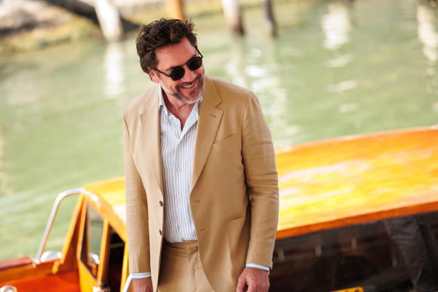 September 8, 2026, Venice, Italy: Spanish actor Javier Bardem arrives at the Darsena Excelsior ahead of the presentation of Bunker during the 83rd Venice International Film Festival. Venice Italy  - ZUMAs197 20260908_aaa_s197_008 Copyright: xMarcoxBaradax