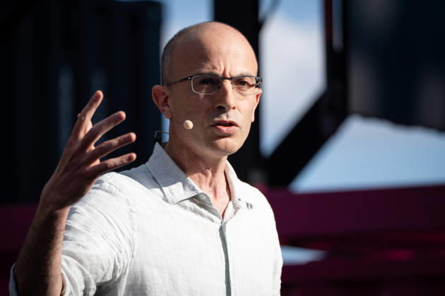 Digital X 2026 Prof. Dr. Yuval Noah Harari, historian, philosopher, and author of *Sapienship* on the Harbour Stage at Digital X 2026. DIGITAL X is Europe’s leading cross-industry digitalization initiative
