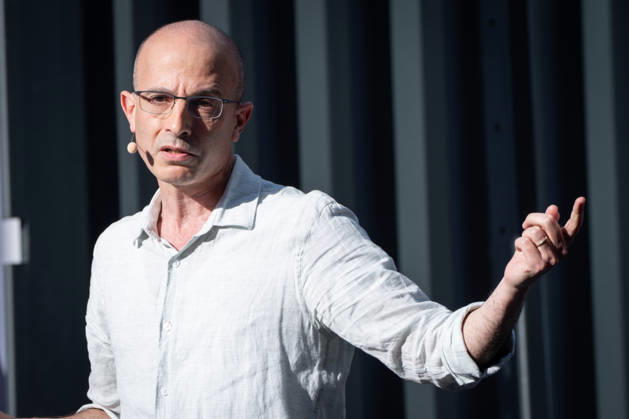 Digital X 2026 Prof. Dr. Yuval Noah Harari, historian, philosopher, and author of *Sapienship* on the Harbour Stage at Digital X 2026. DIGITAL X is Europe’s leading cross-industry digitalization initiative