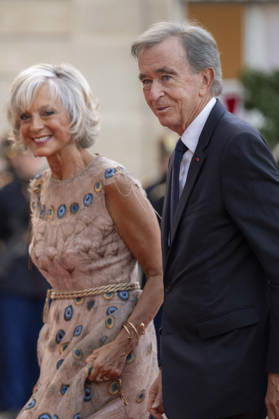 French State dinner for South Korea s President - Paris French-Canadian pianist Helene Mercier-Arnault and LVMH chairman and CEO Bernard Arnault arrive for a State dinner organised by France s President Emmanuel Macron for South Korea s President Lee Jae Myung at the Elysee Presidential Palace, in Paris on September 8, 2026.Photo by Eliot Blondet ABACAPRESS.COM Paris France France  Copyright: xBlondetxEliot ABACAx