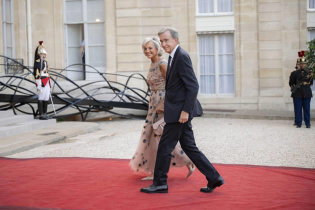 French State dinner for South Korea s President - Paris French-Canadian pianist Helene Mercier-Arnault and LVMH chairman and CEO Bernard Arnault arrive for a State dinner organised by France s President Emmanuel Macron for South Korea s President Lee Jae Myung at the Elysee Presidential Palace, in Paris on September 8, 2026.Photo by Eliot Blondet ABACAPRESS.COM Paris France France  Copyright: xBlondetxEliot ABACAx