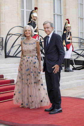 French State dinner for South Korea s President - Paris French-Canadian pianist Helene Mercier-Arnault and LVMH chairman and CEO Bernard Arnault arrive for a State dinner organised by France s President Emmanuel Macron for South Korea s President Lee Jae Myung at the Elysee Presidential Palace, in Paris on September 8, 2026.Photo by Eliot Blondet ABACAPRESS.COM Paris France France  Copyright: xBlondetxEliot ABACAx