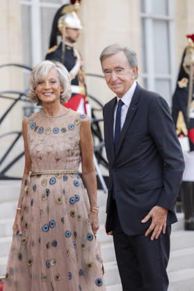 French State dinner for South Korea s President - Paris French-Canadian pianist Helene Mercier-Arnault and LVMH chairman and CEO Bernard Arnault arrive for a State dinner organised by France s President Emmanuel Macron for South Korea s President Lee Jae Myung at the Elysee Presidential Palace, in Paris on September 8, 2026.Photo by Eliot Blondet ABACAPRESS.COM Paris France France  Copyright: xBlondetxEliot ABACAx