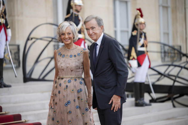 French State dinner for South Korea s President - Paris French-Canadian pianist Helene Mercier-Arnault and LVMH chairman and CEO Bernard Arnault arrive for a State dinner organised by France s President Emmanuel Macron for South Korea s President Lee Jae Myung at the Elysee Presidential Palace, in Paris on September 8, 2026.Photo by Eliot Blondet ABACAPRESS.COM Paris France France  Copyright: xBlondetxEliot ABACAx
