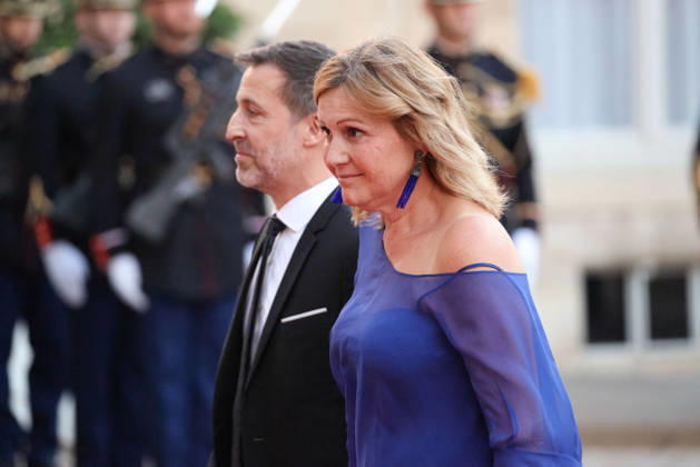 DiÌ‚ner d Etat en l honneur de Mr LEE Jae Myung, PreÌsident de la ReÌpublique de CoreÌe Yael Braun-Pivet et Vianney Pivet Emmanuel Macron et Brigitte Macron recoivent Mr LEE Jae Myung, PreÌsident de la ReÌpublique de CoreÌe et son à pouse, Kim Hye-kyung, à l occasion d un diner d à tat au Palais de l Elysà e à Paris, le 8 septembre 2026. French President, Emmanuel Macron and his wife, Brigitte Macron hosted Mr. LEE Jae Myung, President of the Republic of Korea, and his wife, Kim Hye-kyung, at a state dinner at the Elysà e Palace in Paris on September 8, 2026. Copyright: xFabricexChasseryx