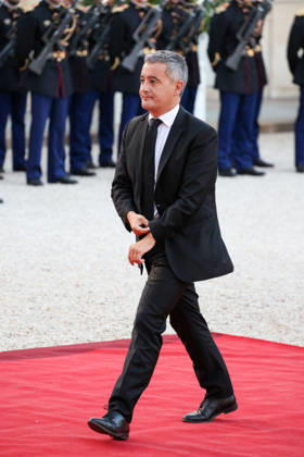 DiÌ‚ner d Etat en l honneur de Mr LEE Jae Myung, PreÌsident de la ReÌpublique de CoreÌe Gà rald Darmanin Emmanuel Macron et Brigitte Macron recoivent Mr LEE Jae Myung, PreÌsident de la ReÌpublique de CoreÌe et son à pouse, Kim Hye-kyung, à l occasion d un diner d à tat au Palais de l Elysà e à Paris, le 8 septembre 2026. French President, Emmanuel Macron and his wife, Brigitte Macron hosted Mr. LEE Jae Myung, President of the Republic of Korea, and his wife, Kim Hye-kyung, at a state dinner at the Elysà e Palace in Paris on September 8, 2026. Copyright: xFabricexChasseryx