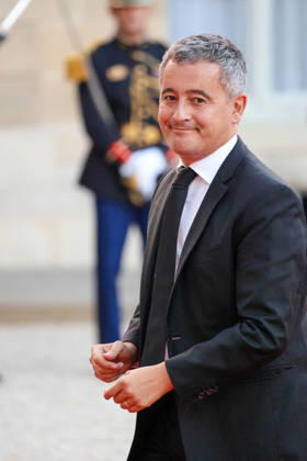 DiÌ‚ner d Etat en l honneur de Mr LEE Jae Myung, PreÌsident de la ReÌpublique de CoreÌe Gà rald Darmanin Emmanuel Macron et Brigitte Macron recoivent Mr LEE Jae Myung, PreÌsident de la ReÌpublique de CoreÌe et son à pouse, Kim Hye-kyung, à l occasion d un diner d à tat au Palais de l Elysà e à Paris, le 8 septembre 2026. French President, Emmanuel Macron and his wife, Brigitte Macron hosted Mr. LEE Jae Myung, President of the Republic of Korea, and his wife, Kim Hye-kyung, at a state dinner at the Elysà e Palace in Paris on September 8, 2026. Copyright: xFabricexChasseryx