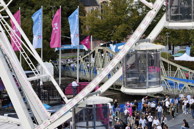 Overview of Deutsche Telekom s DIGITAL X 2026 at Cologne s Rheinauhafen. DIGITAL X is Europe s leading cross-industry digitalization initiative. Thematic image, stock photo. Cologne, September 8, 2026. North Rhine-Westphalia, Germany Copyright: xChristophxHardtx